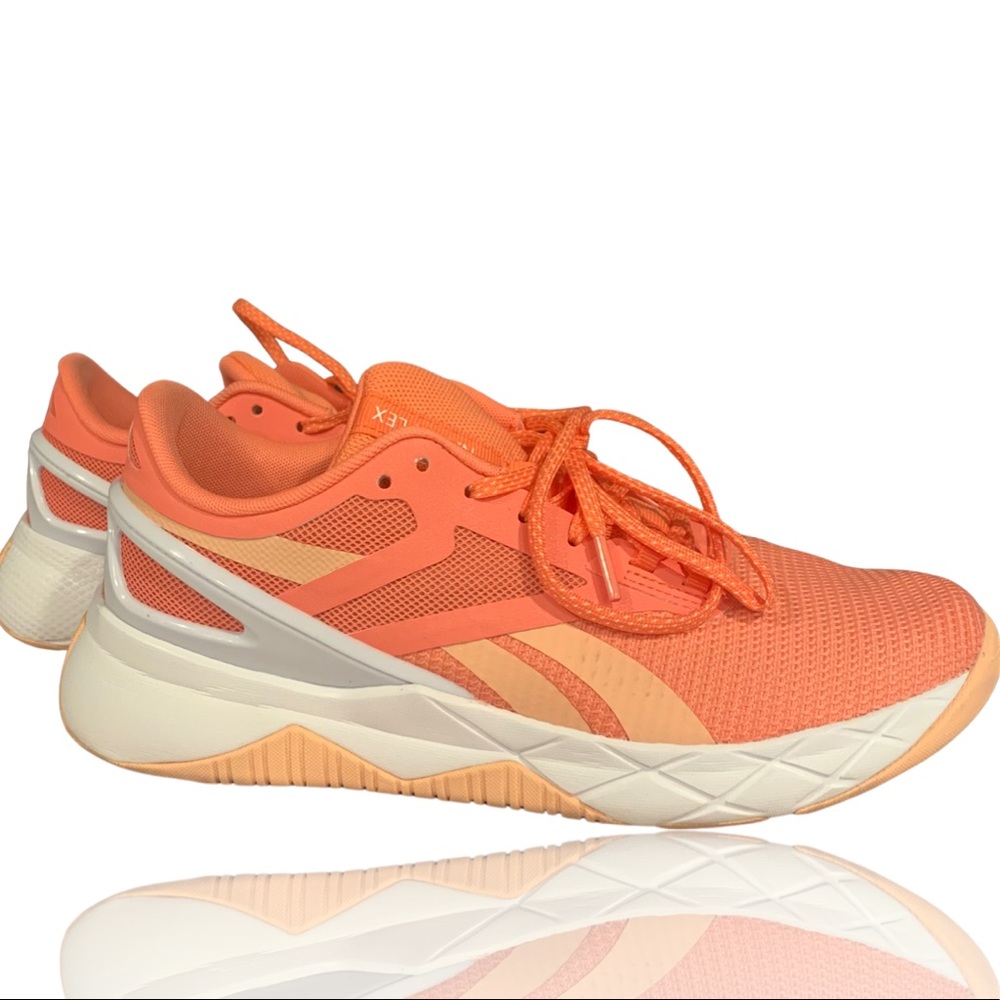 Reebok Aura Orange Nano Flex TR Training Shoe- 8.5